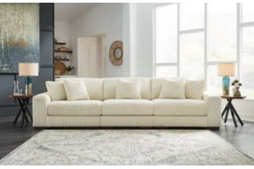 Signature Design by Ashley Lindyn 3-Piece Sectional Sofa-Ivory