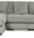 Signature Design by Ashley Lindyn 3-Piece Sectional with Chaise-Fog