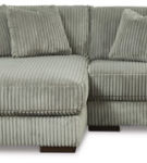 Signature Design by Ashley Lindyn 2-Piece Sectional with Chaise-Fog