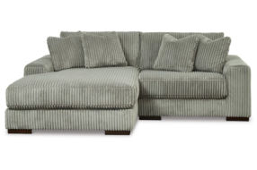 Signature Design by Ashley Lindyn 2-Piece Sectional with Chaise-Fog
