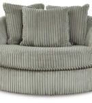 Signature Design by Ashley Lindyn Oversized Swivel Accent Chair-Fog