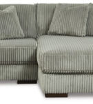 Signature Design by Ashley Lindyn 2-Piece Sectional with Chaise-Fog