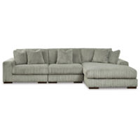 Signature Design by Ashley Lindyn 3-Piece Sectional with Chaise-Fog