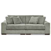 Signature Design by Ashley Lindyn 2-Piece Sectional Sofa-Fog