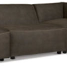 Signature Design by Ashley Allena 4-Piece Sectional-Gunmetal