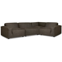 Signature Design by Ashley Allena 4-Piece Sectional-Gunmetal