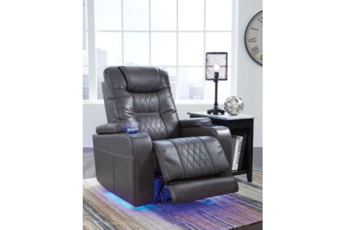 Signature Design by Ashley Composer Power Recliner-Gray