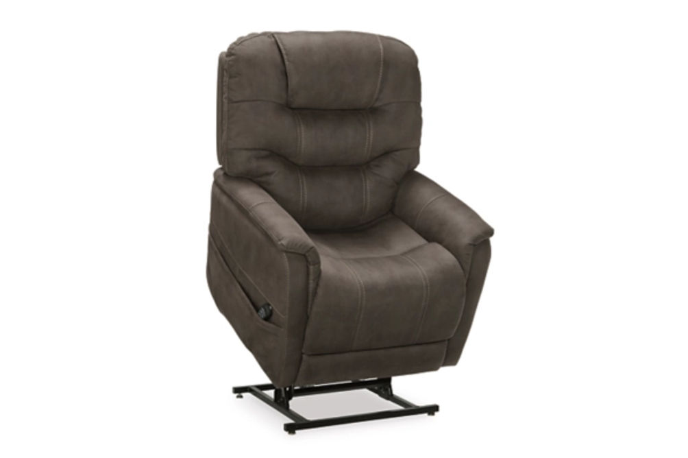 Signature Design by Ashley Ballister Power Lift Recliner-Espresso