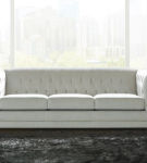 Signature Design by Ashley Josanna Sofa and Loveseat-Gray