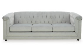 Signature Design by Ashley Josanna Sofa and Loveseat-Gray