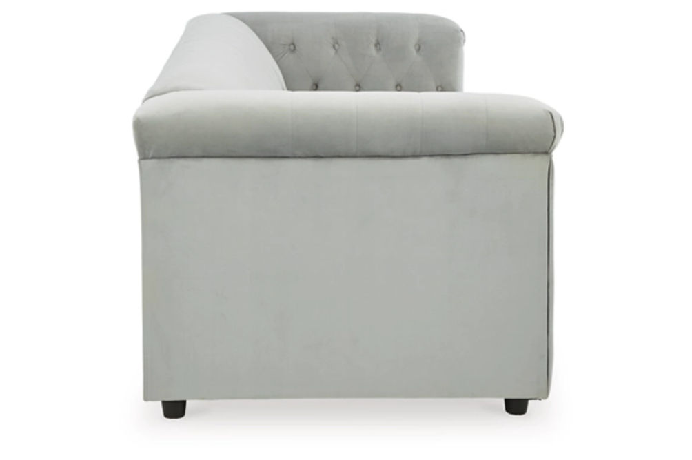 Signature Design by Ashley Josanna Sofa and Loveseat-Gray