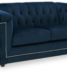 Signature Design by Ashley Josanna Loveseat-Navy