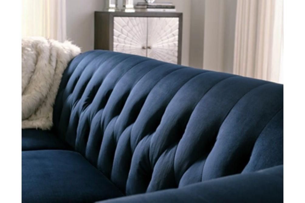 Signature Design by Ashley Josanna Loveseat-Navy