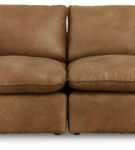 Benchcraft Marlaina 2-Piece Sectional Loveseat-Caramel