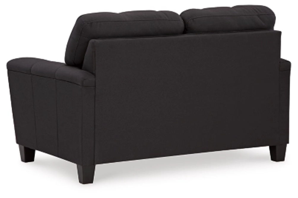 Signature Design by Ashley Alna Sofa and Loveseat-Black