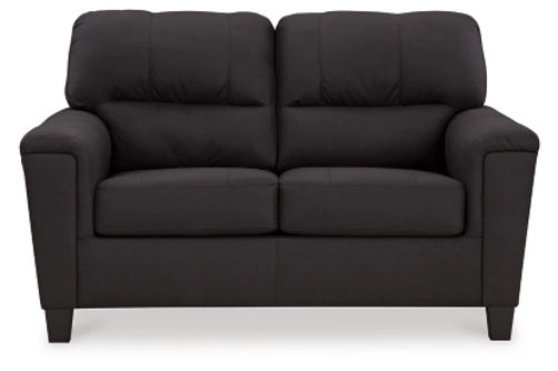 Signature Design by Ashley Alna Sofa and Loveseat-Black