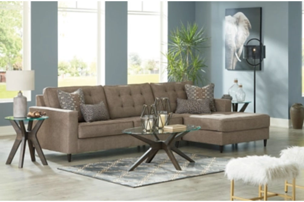 Signature Design by Ashley Flintshire 2-Piece Sectional with Chaise-Auburn
