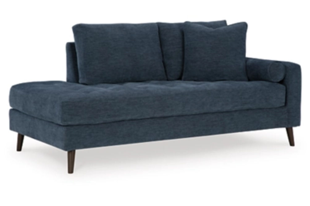 Signature Design by Ashley Bixler Sofa and Chaise-Navy