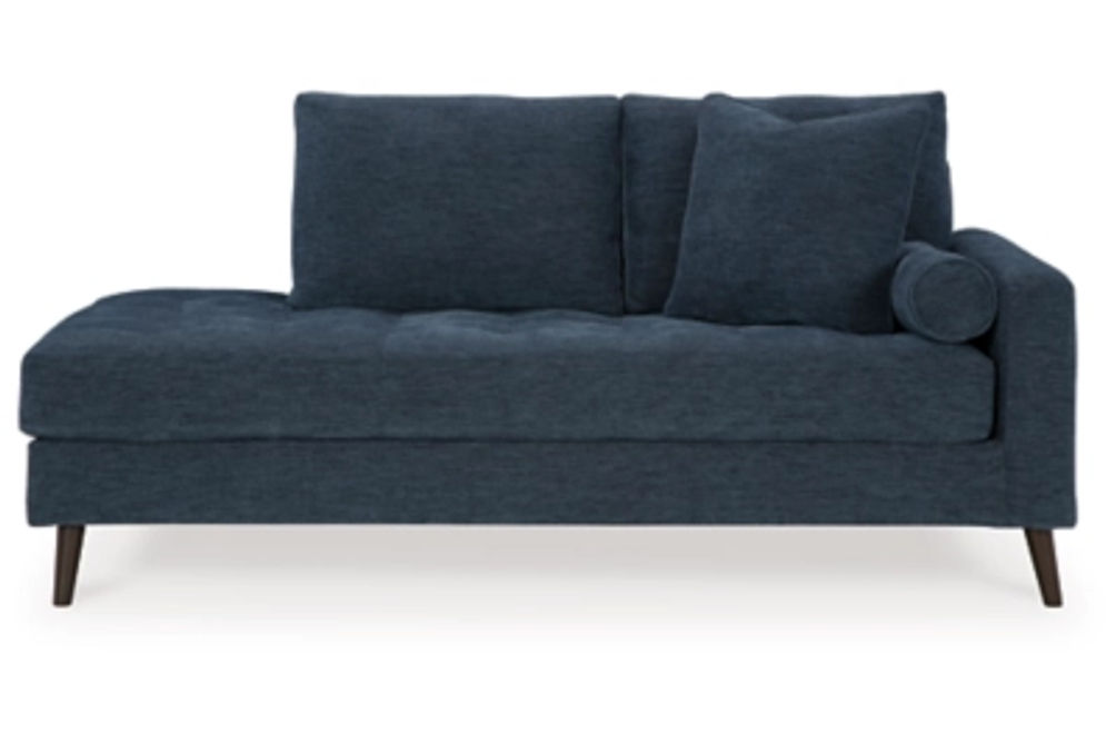 Signature Design by Ashley Bixler Sofa and Chaise-Navy