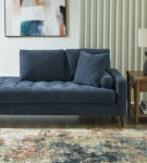 Signature Design by Ashley Bixler Sofa and Chaise-Navy