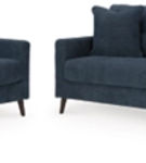 Signature Design by Ashley Bixler Sofa and Loveseat-Navy