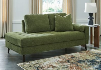Rent-To-Own Signature Design by Ashley Bixler Sofa and Chaise-Olive |  Rent-A-Center, image size:2000x2000