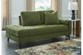 Signature Design by Ashley Bixler Sofa and Chaise-Olive