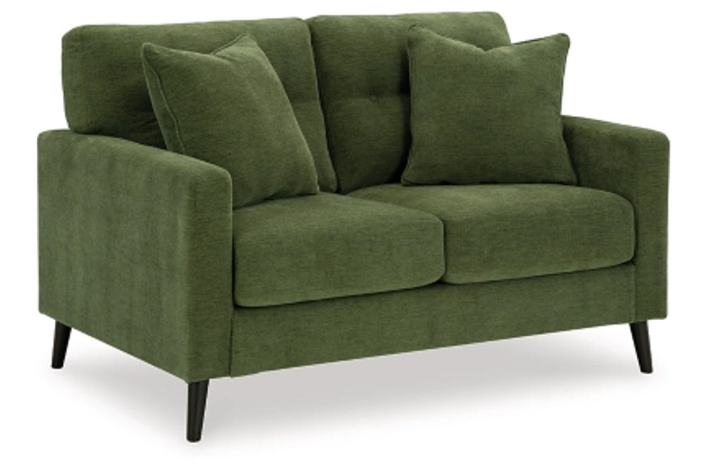 Signature Design by Ashley Bixler Sofa and Loveseat-Olive