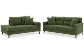 Signature Design by Ashley Bixler Sofa and Chaise-Olive