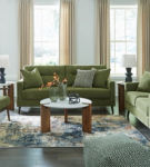 Signature Design by Ashley Bixler Sofa, Loveseat and Chair-Olive