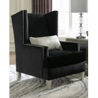 Signature Design by Ashley Harriotte Accent Chair-Black