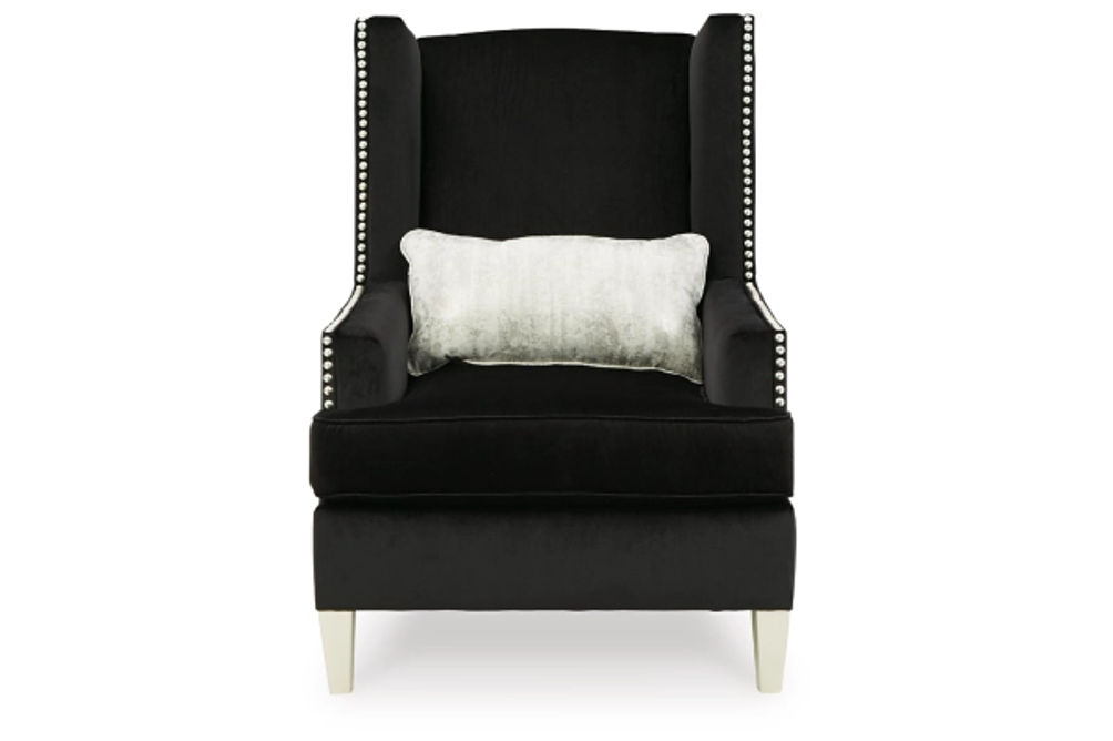 Signature Design by Ashley Harriotte Accent Chair-Black