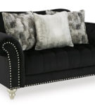 Signature Design by Ashley Harriotte Sofa and Loveseat-Black