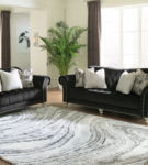 Signature Design by Ashley Harriotte Sofa and Loveseat-Black