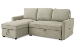 Signature Design by Ashley Kerle 2-Piece Sectional with Pop Up Bed-Fog