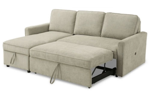 Signature Design by Ashley Kerle 2-Piece Sectional with Pop Up Bed-Fog