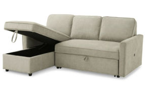 Signature Design by Ashley Kerle 2-Piece Sectional with Pop Up Bed-Fog