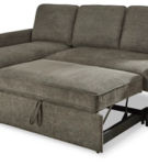 Signature Design by Ashley Kerle 2-Piece Sectional with Pop Up Bed-Charcoal