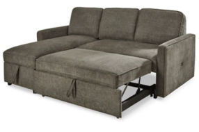 Signature Design by Ashley Kerle 2-Piece Sectional with Pop Up Bed-Charcoal