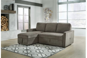 Signature Design by Ashley Kerle 2-Piece Sectional with Pop Up Bed-Charcoal