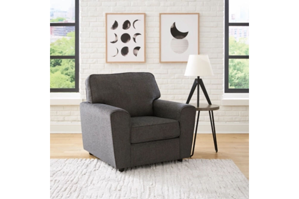 Signature Design by Ashley Cascilla Sofa Chaise and Chair-Slate