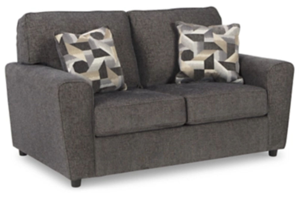 Signature Design by Ashley Cascilla Sofa and Loveseat-Slate