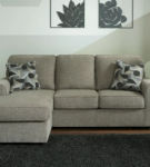 Signature Design by Ashley Cascilla Sofa Chaise and Ottoman-Pewter