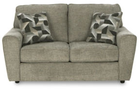 Signature Design by Ashley Cascilla Sofa and Loveseat-Pewter