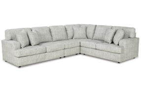 Signature Design by Ashley Playwrite 4-Piece Sectional-Gray