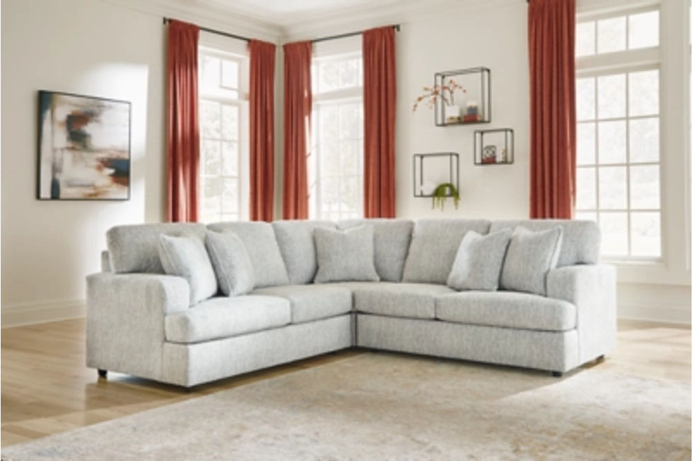 Signature Design by Ashley Playwrite 3-Piece Sectional-Gray