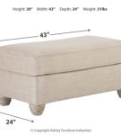 Benchcraft Traemore Sofa, Oversized Chair and Ottoman-Linen