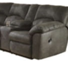 Signature Design by Ashley Tambo 2-Piece Sectional with Recliner-Pewter