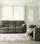 Signature Design by Ashley Alphons Reclining Sofa and Loveseat-Putty