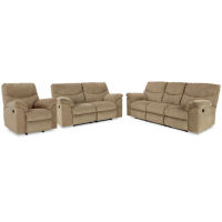 Signature Design by Ashley Alphons Reclining Sofa, Loveseat and Recliner